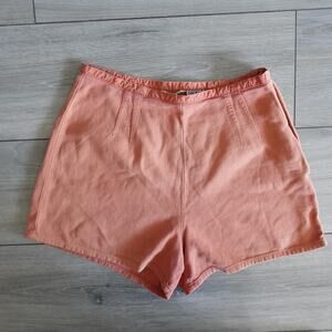 Guess Jeans Vintage 90s Salmon Peach Coral Cotton High Rise Short Shorts Size 31
